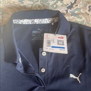 Puma Navy Blue Polo Shirt